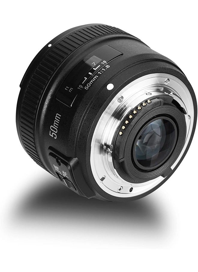 YONGNUO YONGNUO YN50mm F1.8N Standard Prime Lens, Large Aperture Auto Manual Focus AF MF for Nikon DSLR Cameras  - Image 5