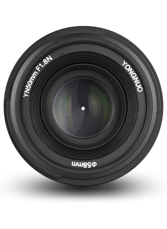 يونجنيو - عدسة YONGNUO YN50mm F1.8N الأساسية القياسية ذات الفتحة الكبيرة والتركيز اليدوي التلقائي AF MF لكاميرات Nikon DSLR - Image 1