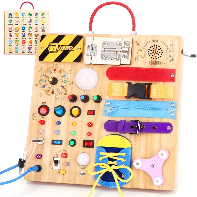 Hoarosall 23 in 1 Busy Board Montessori Toys for Toddler and 13 Year Old Boys and Girls - Image 2