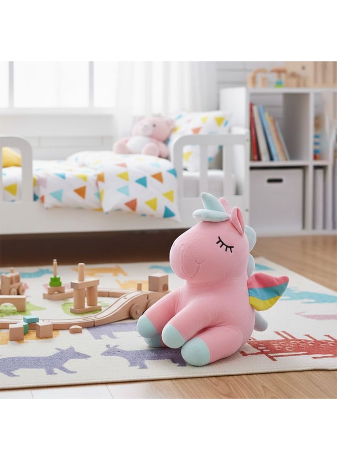 DANUBE HOME 34 cm Pink Plush Unicorn Soft Toy – Enchanting Stuffed Animal, Luxuriously Soft Cuddly Plush, Ideal Gift for Girls, Birthday & Playroom - Image 2