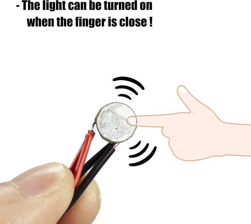 mlnyitus [ Touch Sensing ] Flexible Helmet led Light Decorations Lights Cosplay DIY kit RGB Superhero for Men Gifts - White Touch Light - Image 2
