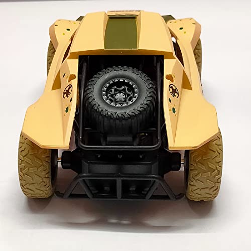Wembley Remote Control Car Jeep Toy 1.20 Scale Absorbable System Built in High Strength Shock with Oversized Tires RC Car Grey - Image 3