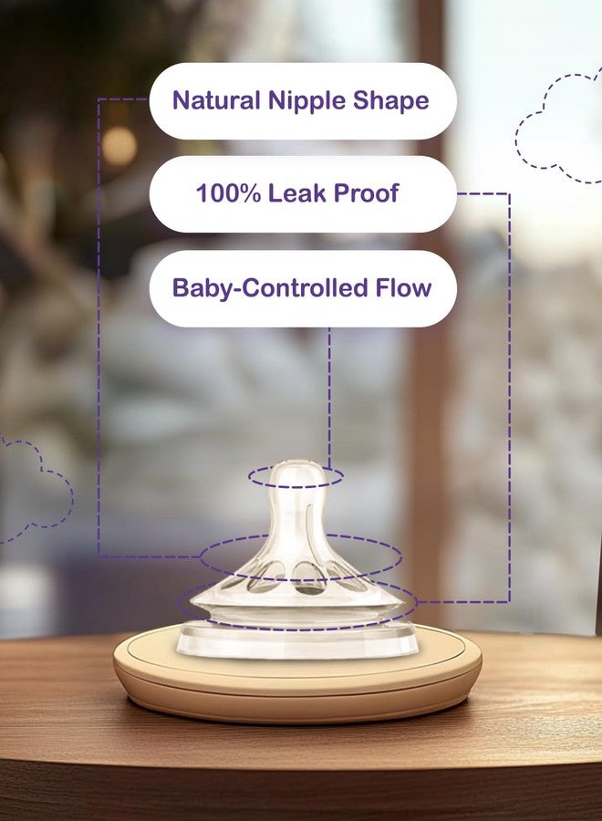 معرف com لهذا التطبيق هو زجاجة رضاعة طبيعية للأطفال من كيدبيا®، سعة 150 مل | عنق واسع، حلمة سيليكون ناعمة، مثالية للأطفال حديثي الولادة والرضع - Image 4