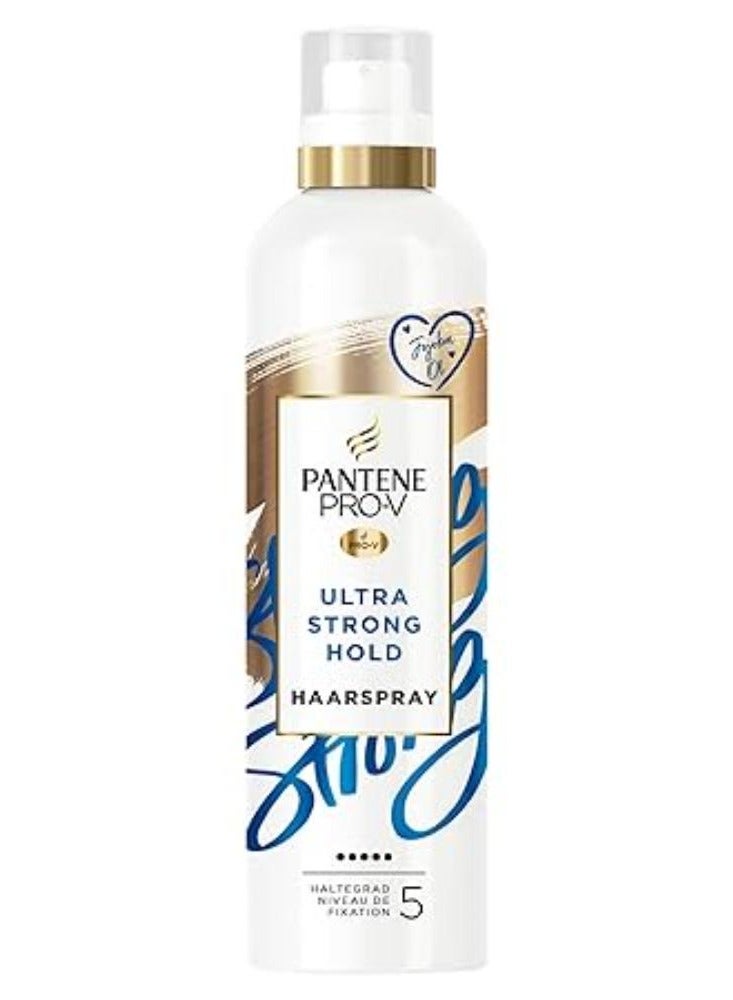 بانتين بخاخ الشعر برو-في، تثبيت قوي للغاية مع زيت الجوجوبا، مستوى التثبيت 5، لتثبيت قوي للغاية لتصفيفة شعرك، العناية بالشعر 250 مل