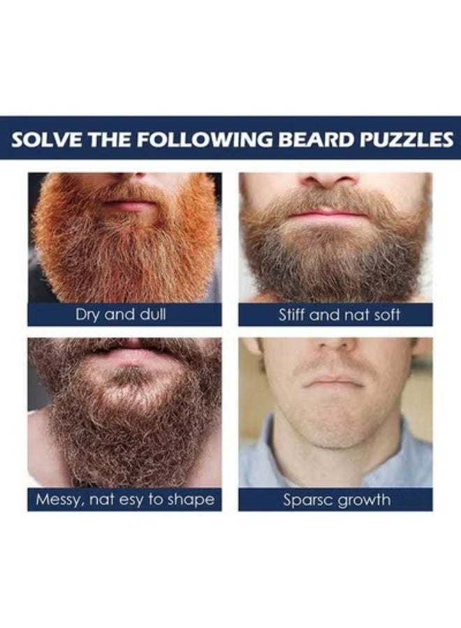 EELHOE Beard Enhance Oil, for Beard More Full and Thick, Beard Growth Care Serum of Plant Extraction, Pure Natural Promote Beard and Hair Growth 30ml - Image 5