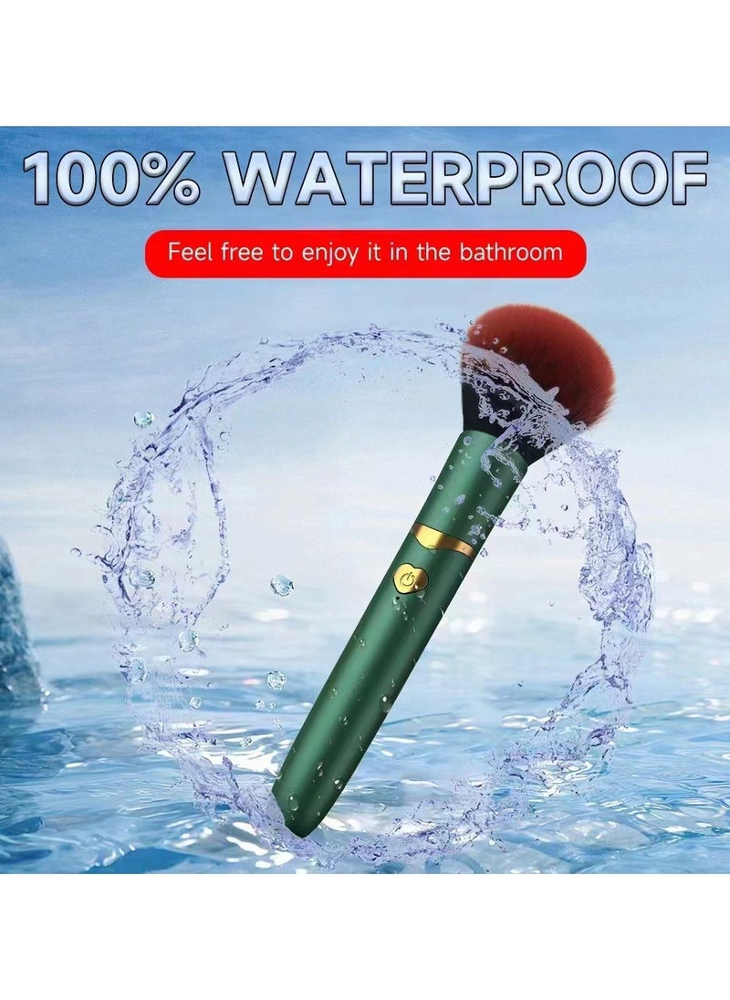Generic - 10 Frequency Strong Vibration Brush Massage Stick Green - Image 1