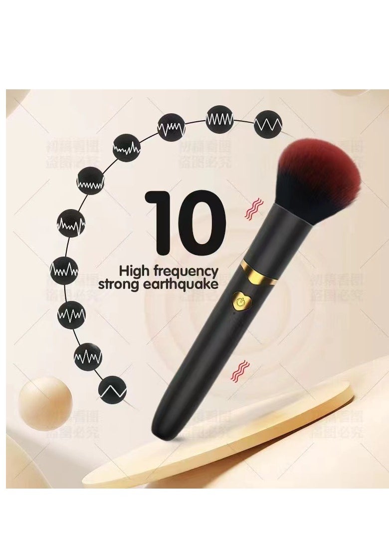 Generic - 10 Frequency Strong Vibration Brush Massage Stick Green - Image 1