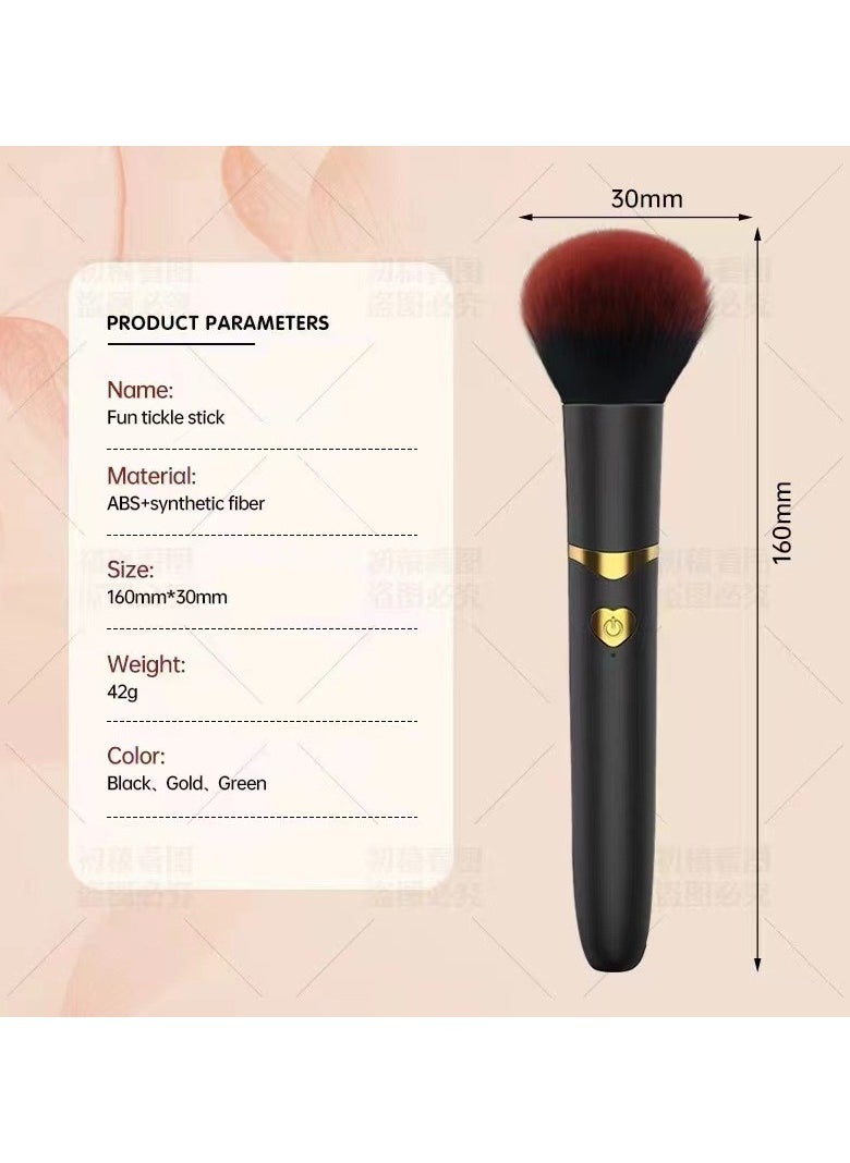 Generic - 10 Frequency Strong Vibration Brush Massage Stick Green - Image 1