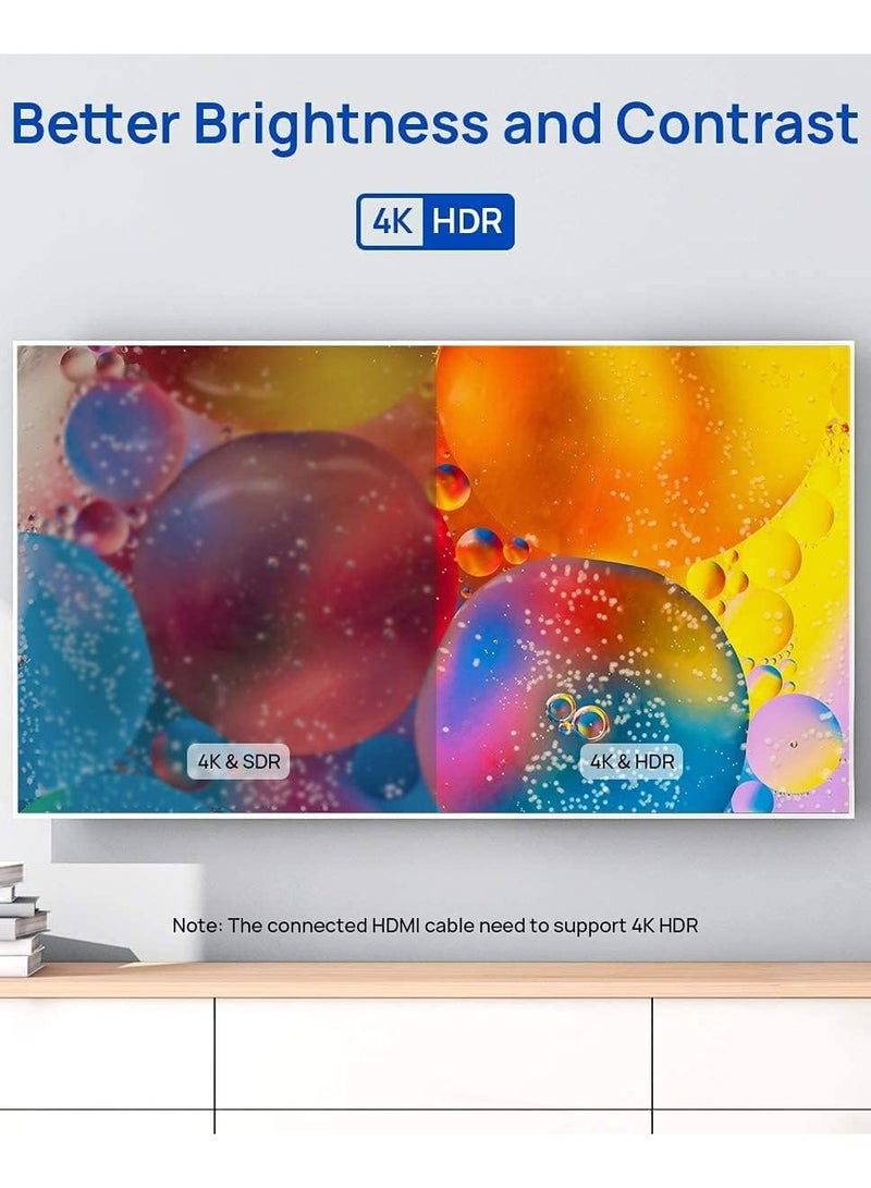 جيسوس كابل تمديد HDMI من جيه سوكس، كابل عالي السرعة HDMI 4K 60 هرتز بطول 3 متر موديلCV0018 ، احمر - Image 3