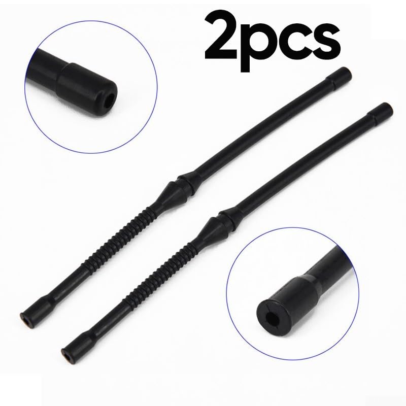 Black Fuel Line Hose Tube 2 Pack Compatible with Chainsaw Models 61 66 162 181 266 268 272 281 288 - Image 4