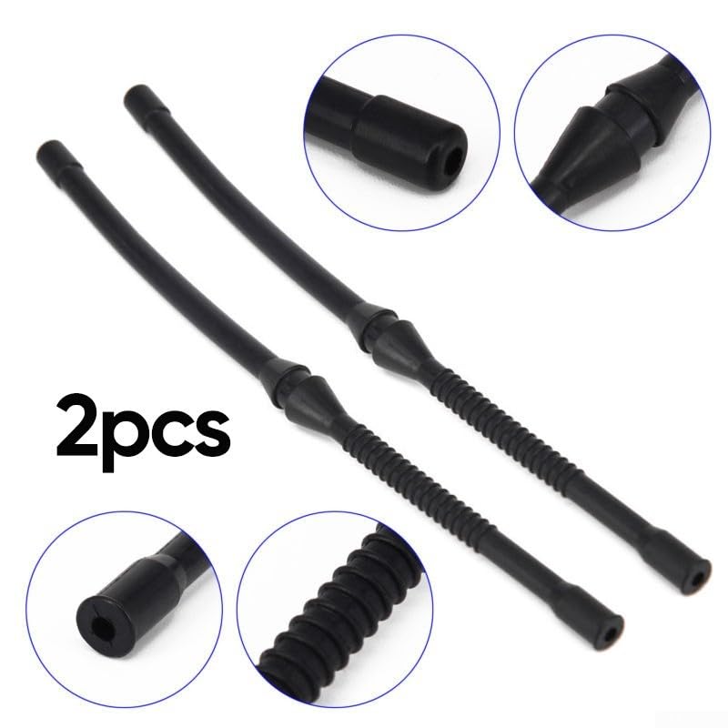 Black Fuel Line Hose Tube 2 Pack Compatible with Chainsaw Models 61 66 162 181 266 268 272 281 288 - Image 5