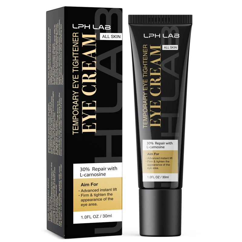 LPH LAB Temporary Eye Tightener Eye Cream for UnderEye Bags Dark Circles  Puffiness Anti Aging Fine Lines Firm That Delicate Skin Under Your Eyes 30Ml
