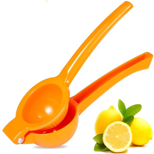 EZYHOME Lemon Squeezer With Lifetime Waranty, Large Citrus Juicer and Lemon Juicer Hand Press Heavy Duty Lime Squeezer Easy Squeeze Manual Juicer Metal Hand Juicer For Making Fresh Juice - Image 1