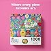 Cross & Glory Cross Glory 1000 Piece Jigsaw Puzzle for Adults Blooming Butterflies Best New Spring Garden Puzzle Vibrant Butterfly 20x27 Inches Flower Puzzle - Image 4