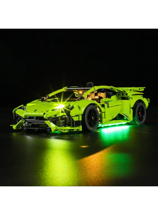 BRIKSMAX BRIKSMAX Led Lighting Kit for Lamborghini Huracn Tecnica - Compatible with Lego Technic Car Building Set  - Image 1