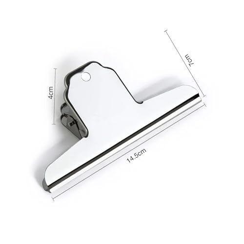 oddpod™ 6 Pcs Dingli XL Stainless Steel Paper Clip/Money Binder Clamp for Home Office School Supplies - 6 Inches - Image 3