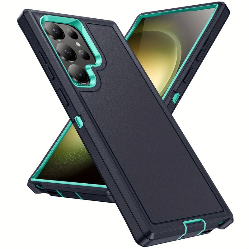 Phone Case Heavy Duty Shockproof Three In One Full Cover For Samsung Galaxy A26 5G Black - Image 2