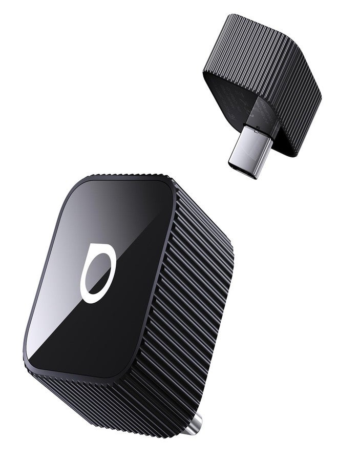 Ottocast 2026 Upgrade OTTOCAST Mini Slim (USB-C Edition), 2-in-1 Wireless CarPlay & Android Car Adapter for iOS 10+ & Android 11+, Multiuser, Plug & Play Converts Wired to Wireless(Black) - Image 1