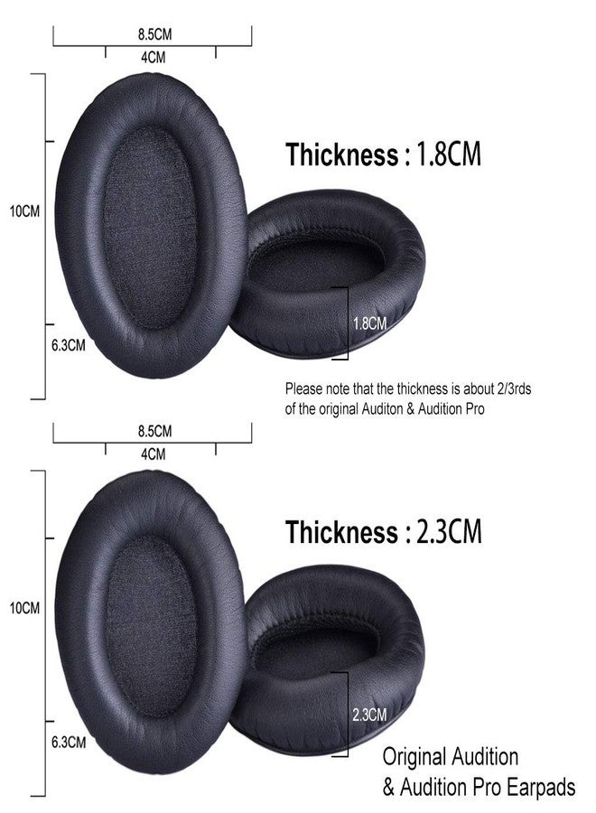 Avantree Black Replacement Earpads for Over Ear Headphones - Suitable for Avantree HT5009, HT4189, HT41899, DG59M, C519M，Audition, Audition Pro（Not Original Audition & Audition Pro Edition） - Image 3