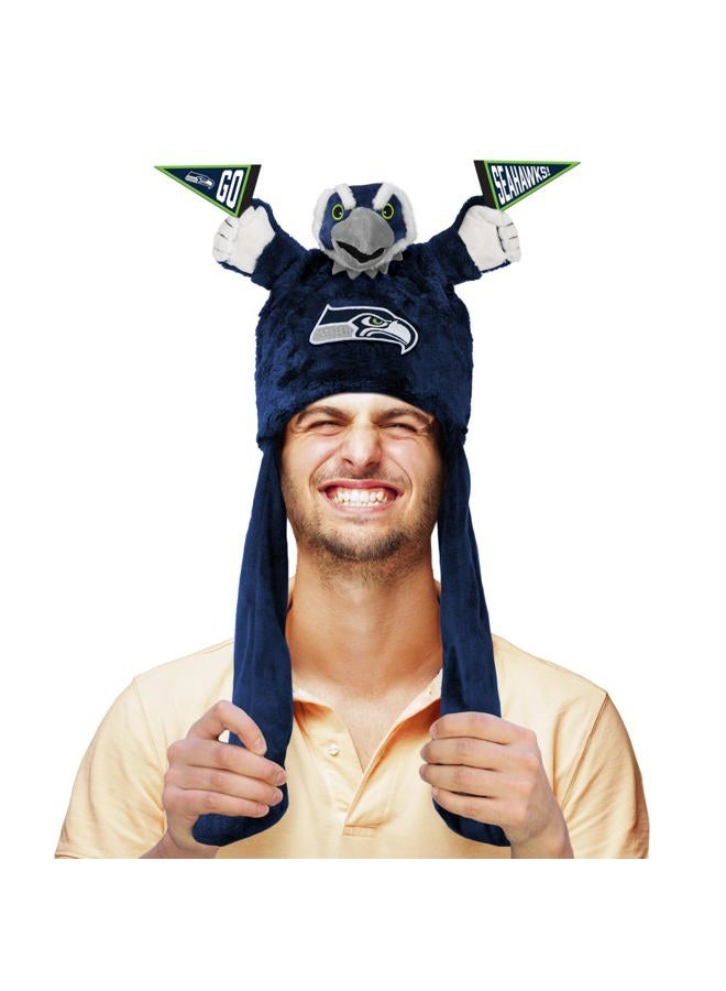 Littlearth NFL Cheering Sidekick Hat Seattle Seahawks Team Color - Image 2