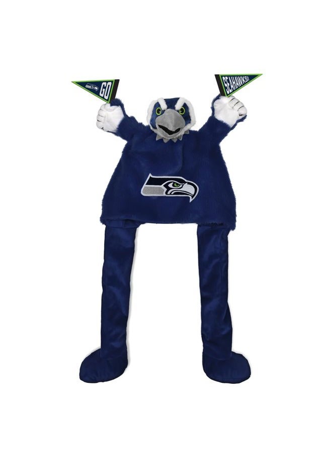 Littlearth NFL Cheering Sidekick Hat Seattle Seahawks Team Color - Image 1