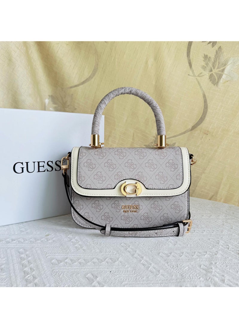 GUESS - Guess Three-Layer Printed Flap Bag Size: 22×8×15cm - Image 1
