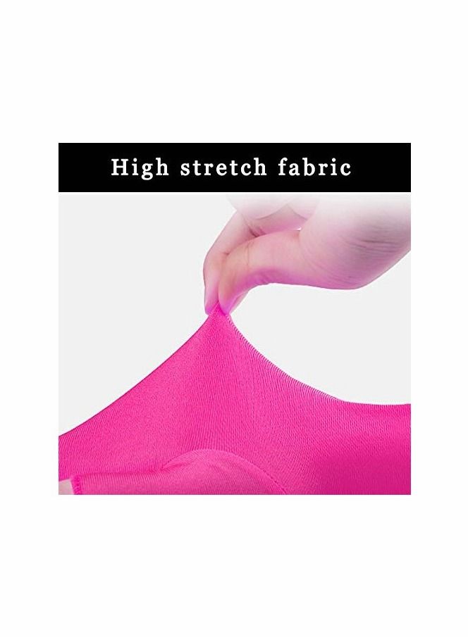 UV Glove for Nail Lamp, Gel Manicures Glove, Half Finger Stretchy Gloves Girls Protect Hands - Image 4