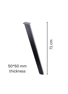 Cartvilla Cartvilla Metal Table Legs DIY Furniture Legs Black Dining Table Leg Cast Iron Legs Computer Desk Legs Office Desk Legs I Shape Leg  - Image 3