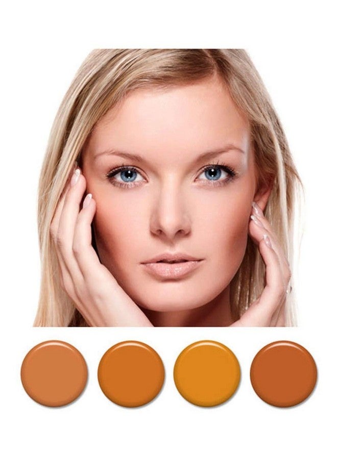 Art of Air 4Pc Medium Complexion Professional Airbrush Cosmetic Makeup Set 1/2 Oz Bottles  - Image 1