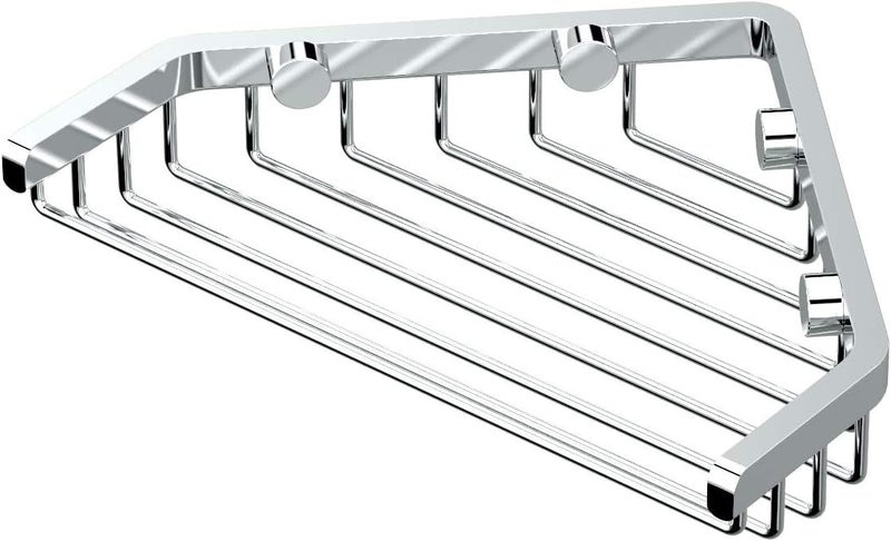 Gatco 1495 7Inch Length Shower or Tub Corner Basket Chrome - Image 1