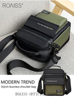 roaiss Men Outdoor Sling Bag Lightweight and Waterproof Crossbody Bag Perfect for Casual and Commuting with a Sleek Business Style  - Image 2