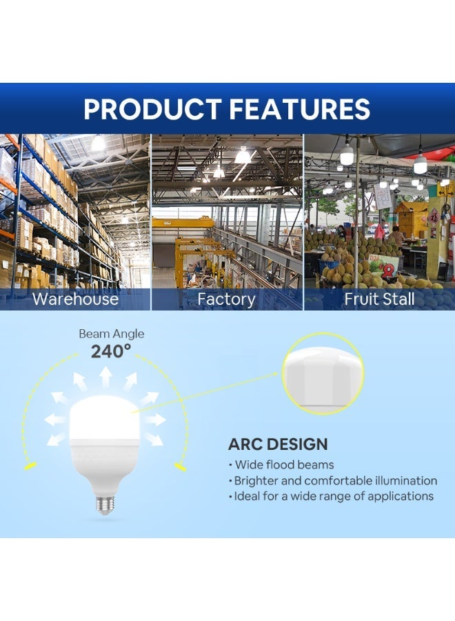 Energetic LED T Bulb YTT100X1 30W 6500K E27 Ultra Bright High Efficiency (Store/ Warehouse / Factory) - Image 5