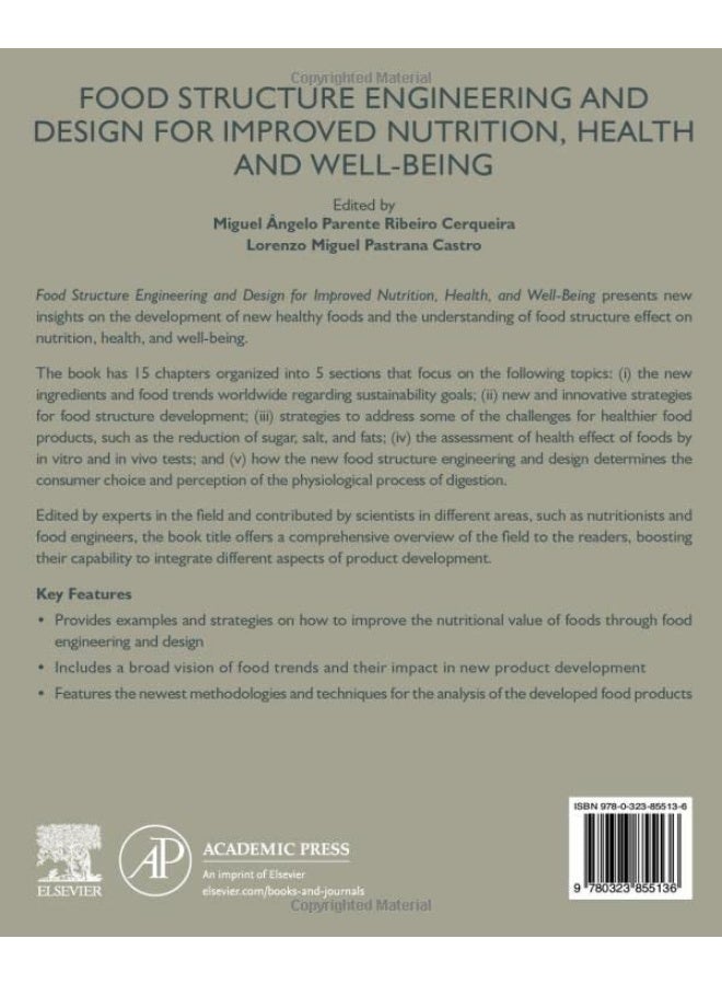 Food Structure Engineering and Design for Improved Nutrition, Health and Well-being - Image 2