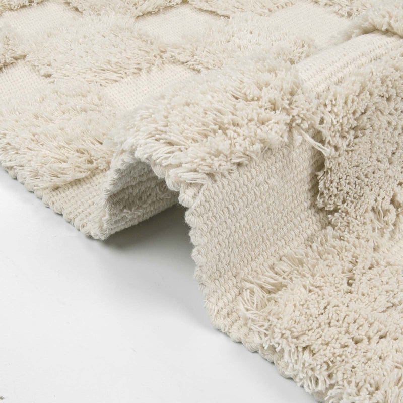 LANFFIA Lanffia Boho Suffted Brug - 2x4.3 Runner Ruge Beige Hallway Runner مع قابلة للغسل مع شرابات السجاد المزرعة الداخلية للمطبخ للمطبخ غرفة نوم غرفة نوم غرفة نوم  - Image 3
