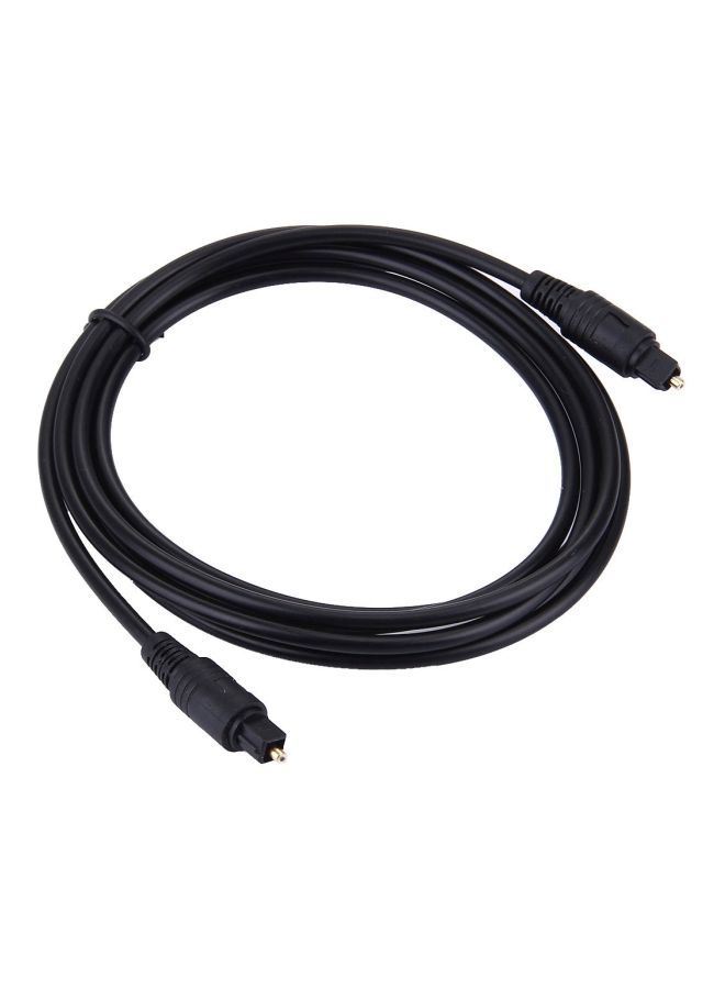 NIBEMINENT Digital Audio Optical Fiber Cable Black  - Image 1