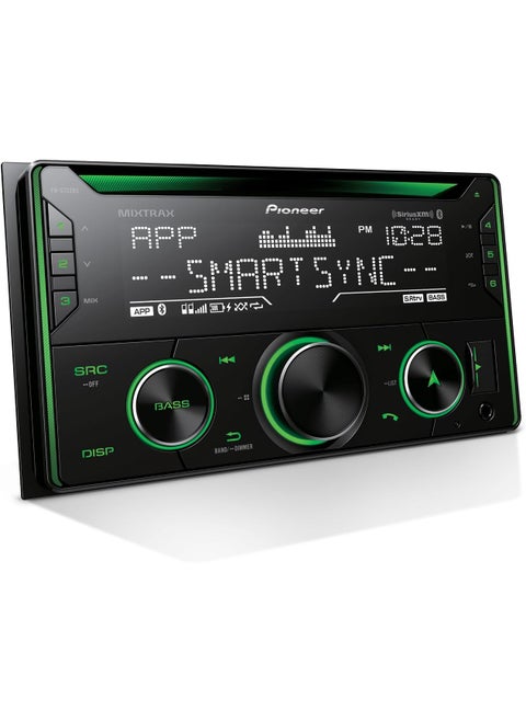 Pioneer FHS722BS Double Din Bluetooth CD Receiver  Built in Bluetooth USBAUX Inputs Pioneer Smart Sync HandsFree Calling Enhanced Car Audio