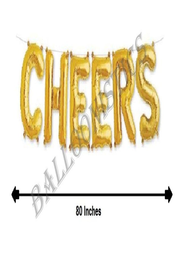 Balloonistics Cheers to Ninety Foil Balloon Combo Number 90 Foil balloon for Birthday and Anniversary - Image 4
