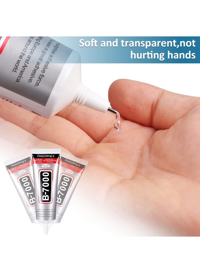 B-7000 110ml (3.7oz) Glue with Precision Tips Adhesive Glue for Craft DIY Jewelry Phone Screen Repair RC Tires Paste - Image 3