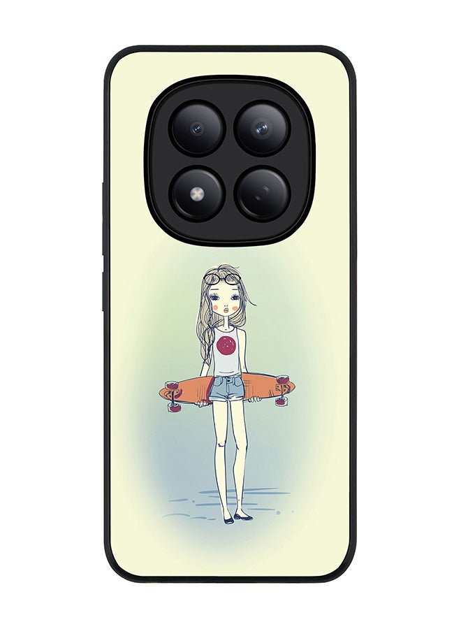 Stylizedd For Xiaomi Redmi Note 15 Pro 4G Case,Slim fit Camera Protection, Shockproof Thin Phone cover  - Skater Girl - Image 1