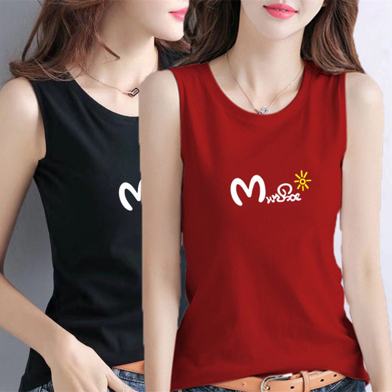 100% pure cotton vest for women's summer outerwear 2025 plus size loose breathable morning run sleeveless versatile undershirt for women - Image 1