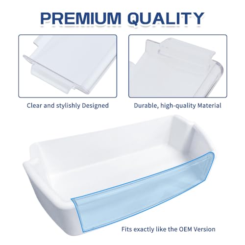 KOZHOM [Upgraded] WR71X10761 Fridge Shelf Trim (Clear) for GE Refrigerators, Door Shelf Insert Module Replacement Part, Replaces WR71X10289, AP4327432 - Image 4
