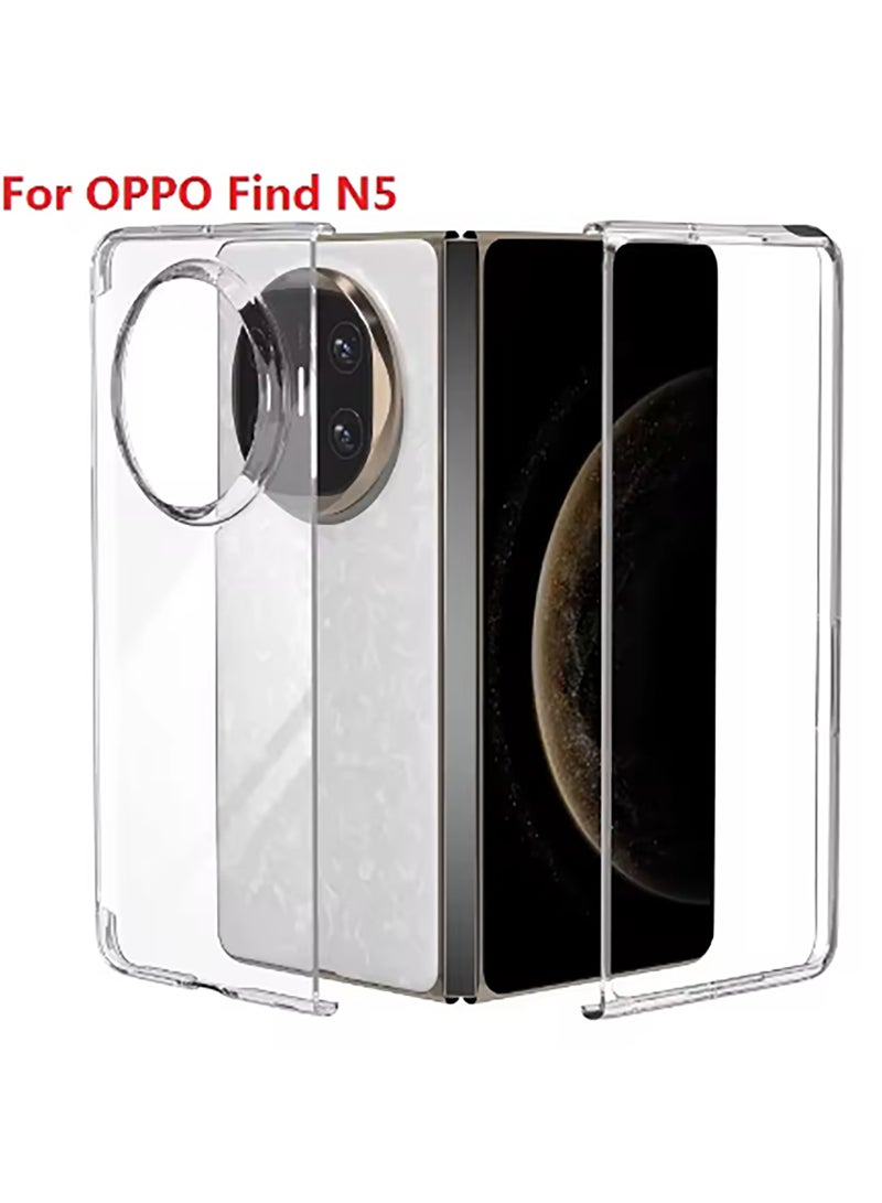 Transparent TPU Case for OPPO Find N5 anti-fall protection transparent Case Cover  - Image 1