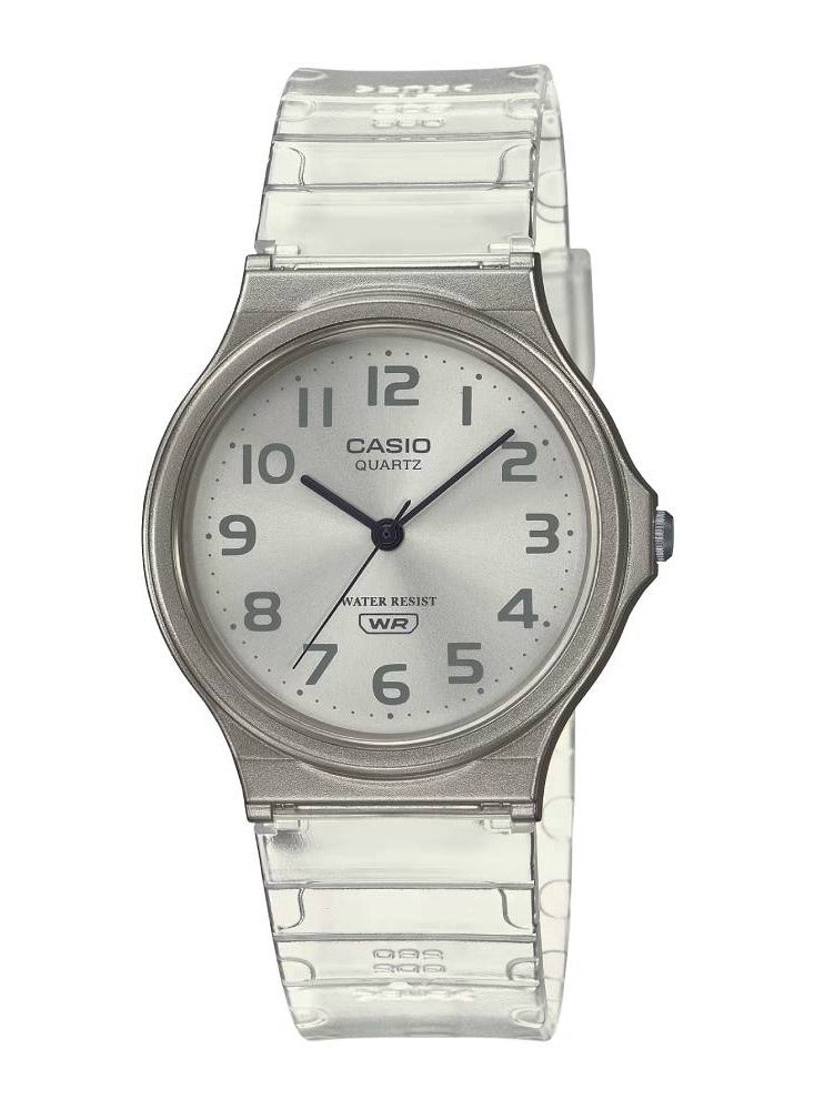 CASIO ساعة انالوج كوارتز بسوار من الراتنج MQ-24S-7BDF