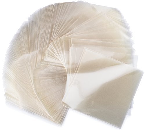 Crinklee Clear Caramel, Candy and Chocolate Wrappers, Natural Cellophane, 1000 Square Sheets, 5x5 Inches - Image 3