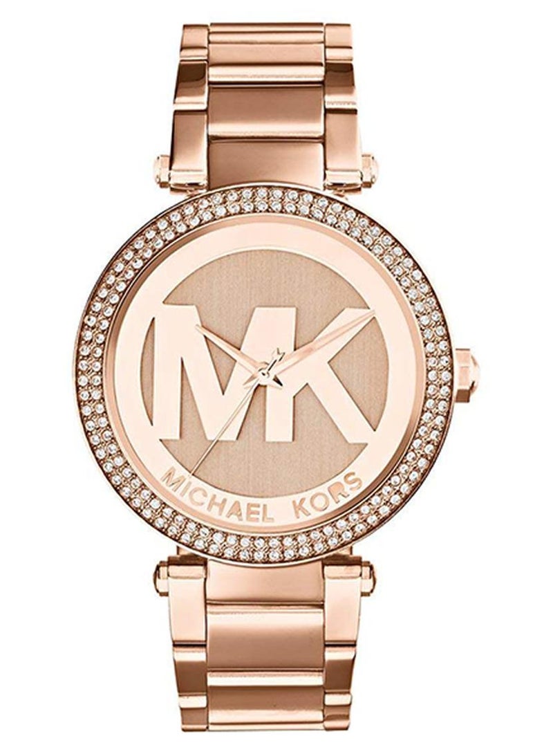 مايكل كورس ساعة باركر بسوار من الإستانلس ستيل - طراز MK5865 نساء - Image 1