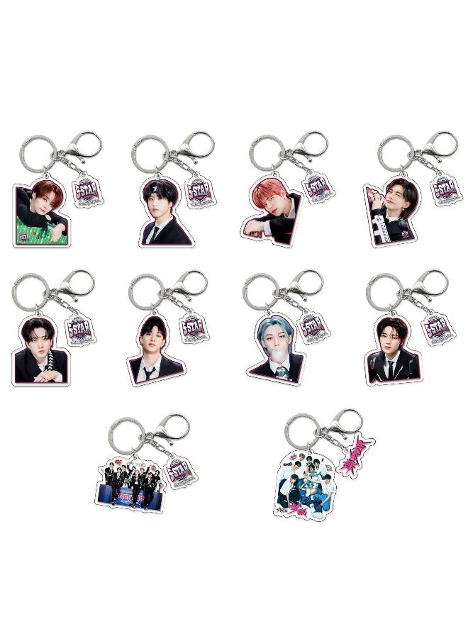 Generic - Stray Kids < Lo-star > Keychain Acrylic Pendant Schoolbag Pendant Bag Chain Car Keychain Creative Gift for Unisex - Image 1