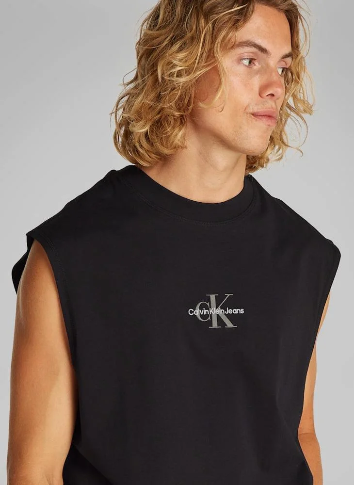 Calvin Klein Jeans Monologo Sleeveless T-Shirt