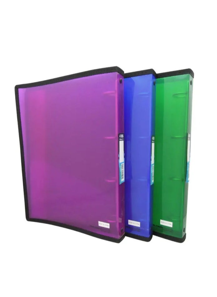 Foldermate Foldermate FE-231-ASS 4-Ring Pop Gear Binder - Assorted Color (color may vary)  - Image 2