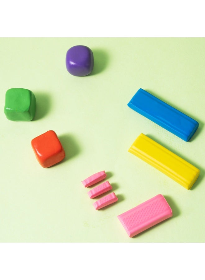 Deli EH718-6 Plasticine – 6 Colors, Non-Drying, Easy to Mold, Safe & Gluten-Free for Creative Play - Image 4