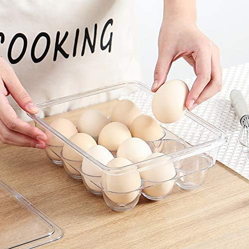 Inditradition Acrylic Egg Storage Box for 12 Eggs | Unbreakable, BPA Free, Food-Grade (Transparent) - Image 5